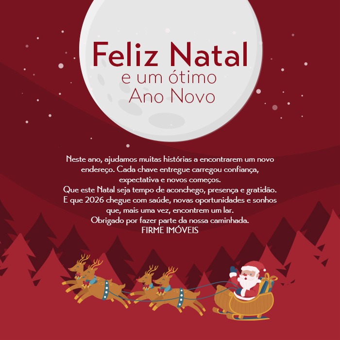 Desejamos um feliz natal e um otimo ano novo